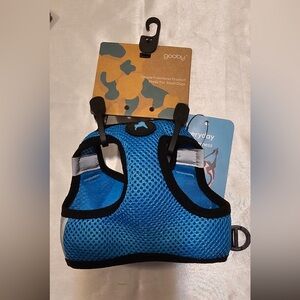 Gooby Everyday Blue Mesh Vest Harness (2XS)